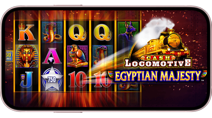 play cash locomotive egyptian majesty online