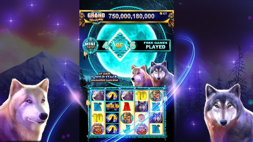 free play slot machines wolf run