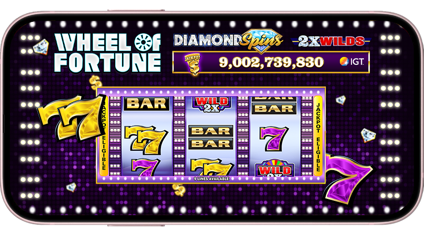 Play Wheel of Fortune Diamond Spins 2X Wilds