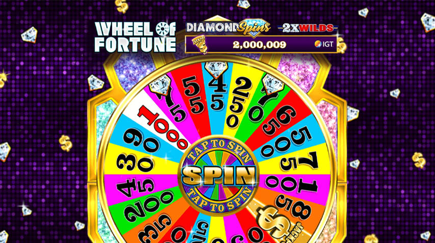 Play Wheel of Fortune Diamond Spins 2X Wilds
