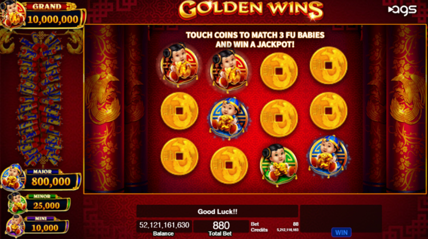 golden wins slot game