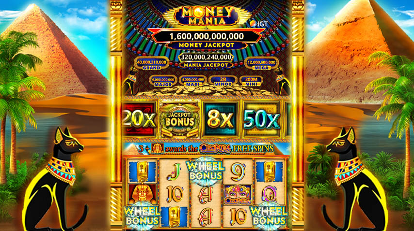 MONEY MANIA CLEOPATRA slots