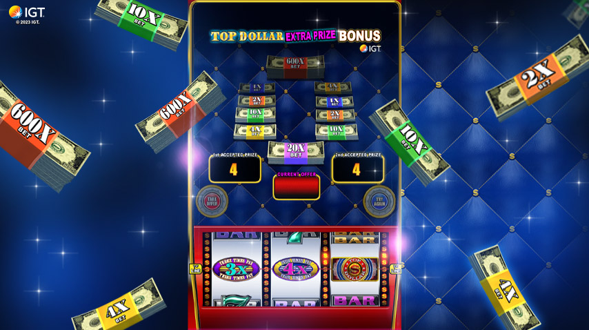 top dollar premium slot machine games