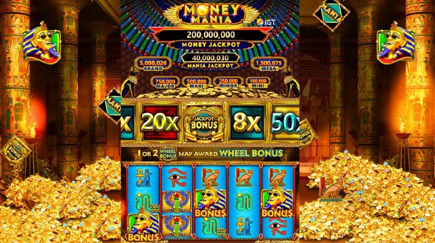 Money Mania Pharaoh’s Fortune Slot Machine Online