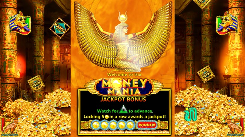 Money Mania Pharaoh’s Fortune Slot Machine Online