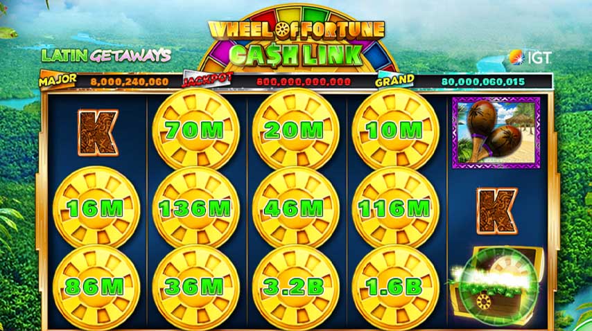 play Wheel of Fortune Cash Link Latin Getaways