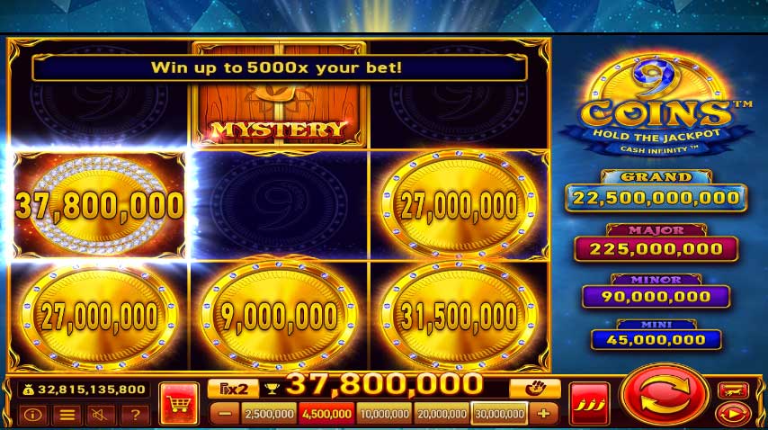 Play 9 Coins Grand Diamond Edition Slot