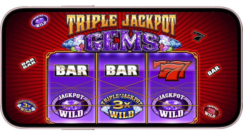 triple jackpot gems slot machine