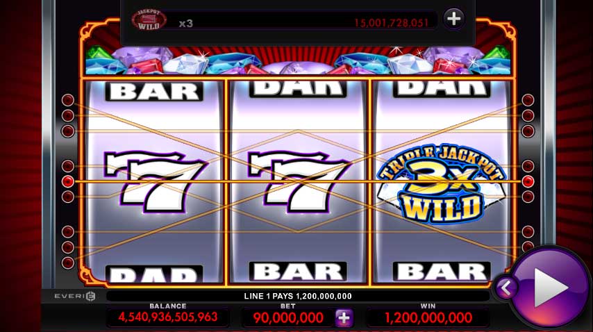 triple jackpot gems slot machine