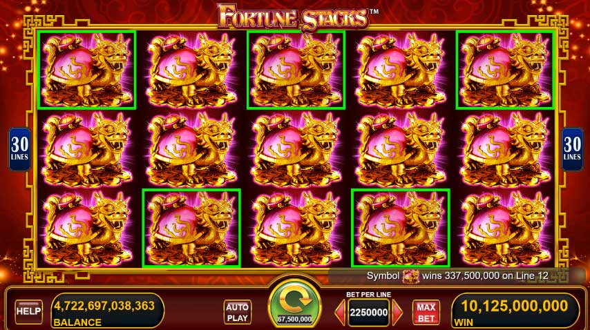 Play Fortune Stacks Slot Machine Game Online