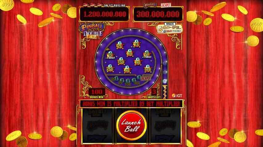 pinball double gold slot machine